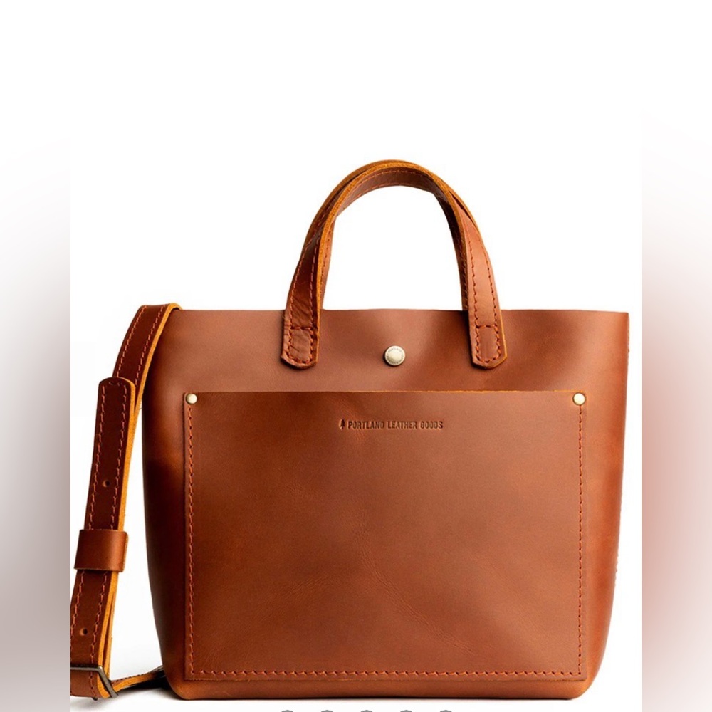 Portland leather Company Mini Crossbody Tote